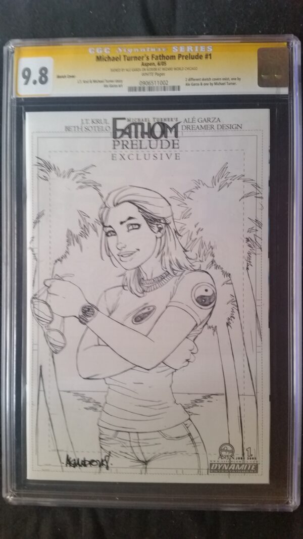 Fathom Prelude (2005) #1  CGC SS 9.8 1:25 1x Garza