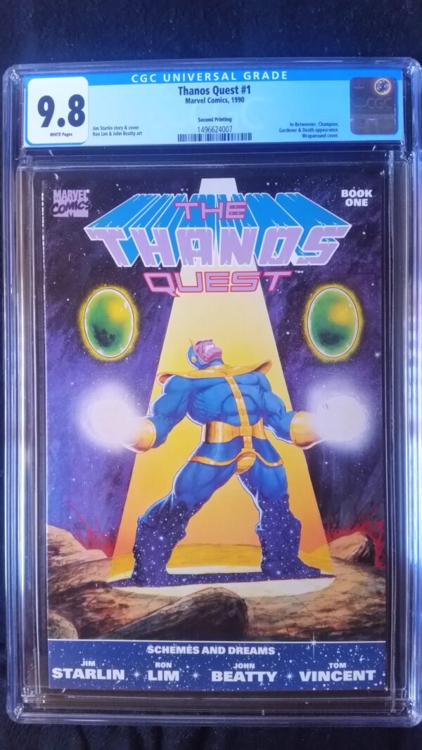 Thanos Quest (1990) #1 2nd Print CGC 9.8