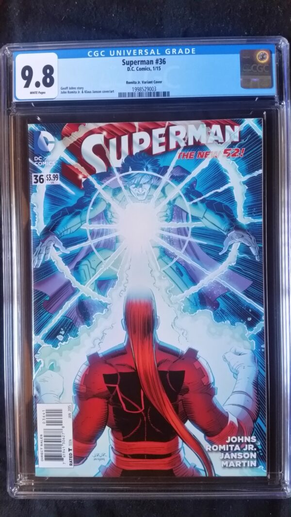 Superman (2011 3rd Series) #36 Romita Jr Variant CGC 9.8 1:100