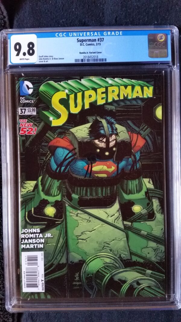 Superman (2011 3rd Series) #37 Romita Jr Variant CGC 9.8 1:100