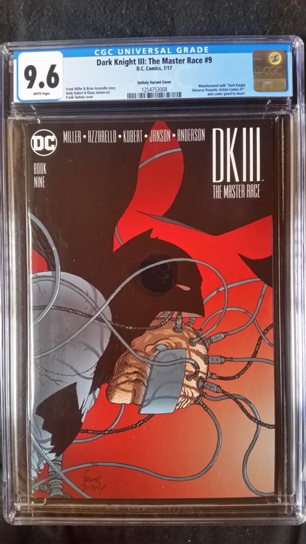 Dark Knight III Master Race (2015) #9 Quitely Variant CGC 9.6 1:100
