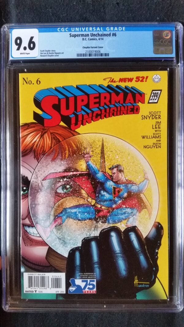 Superman Unchained (2013 DC) #6 Chaykin 1930s Variant CGC 9.6 1:100