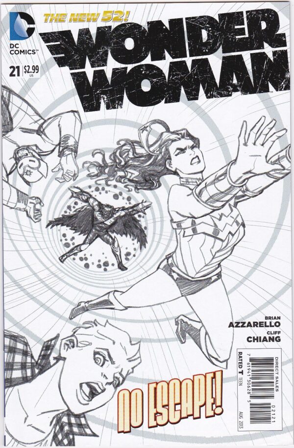 Wonder Woman (2011 4th Series) #21 B&W Variant NM 1:25