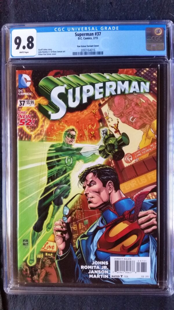 Superman (2011 3rd Series) #37 Van Sciver Variant CGC 9.8 1:50