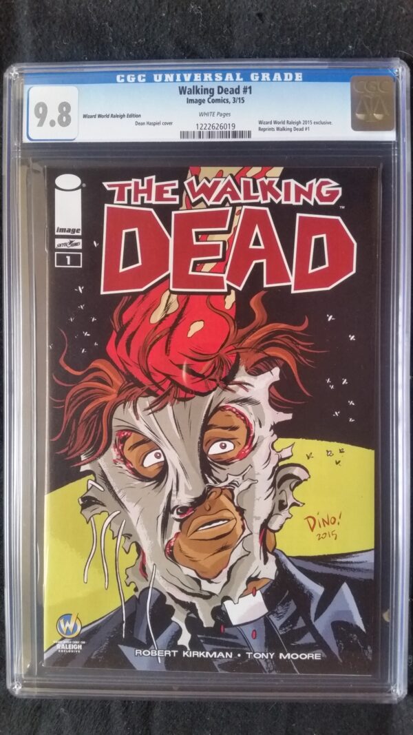 Walking Dead (2003 Image) #1 Wizard World Raleigh Color CGC 9.8