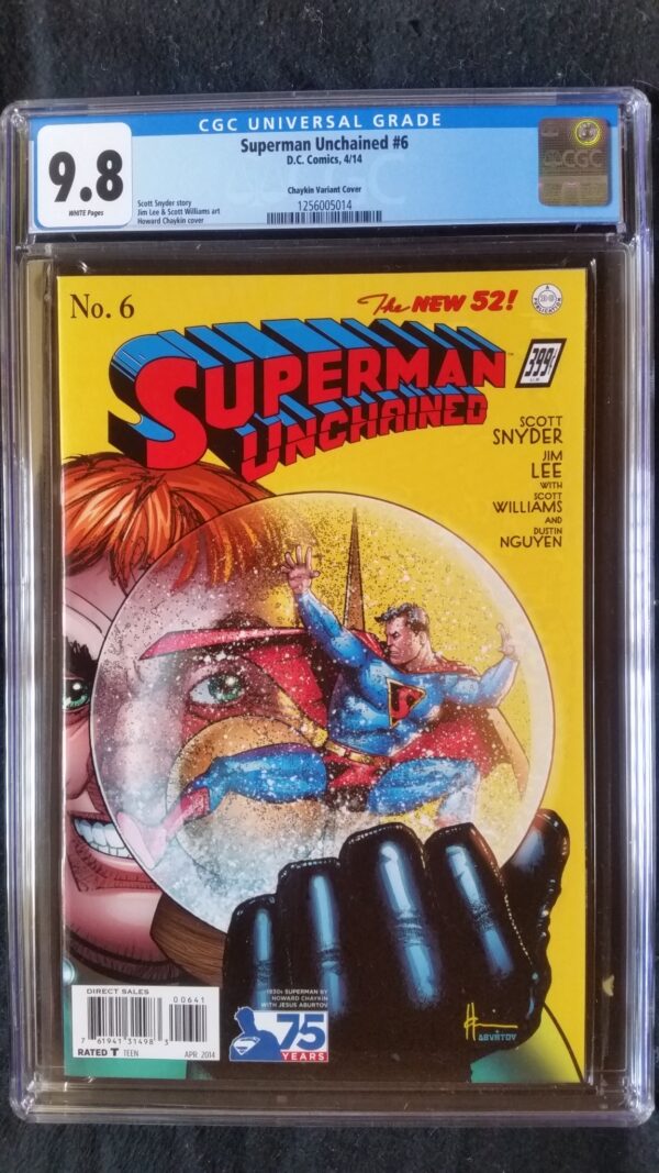 Superman Unchained (2013 DC) #6 Chaykin 1930s Variant CGC 9.8 1:100
