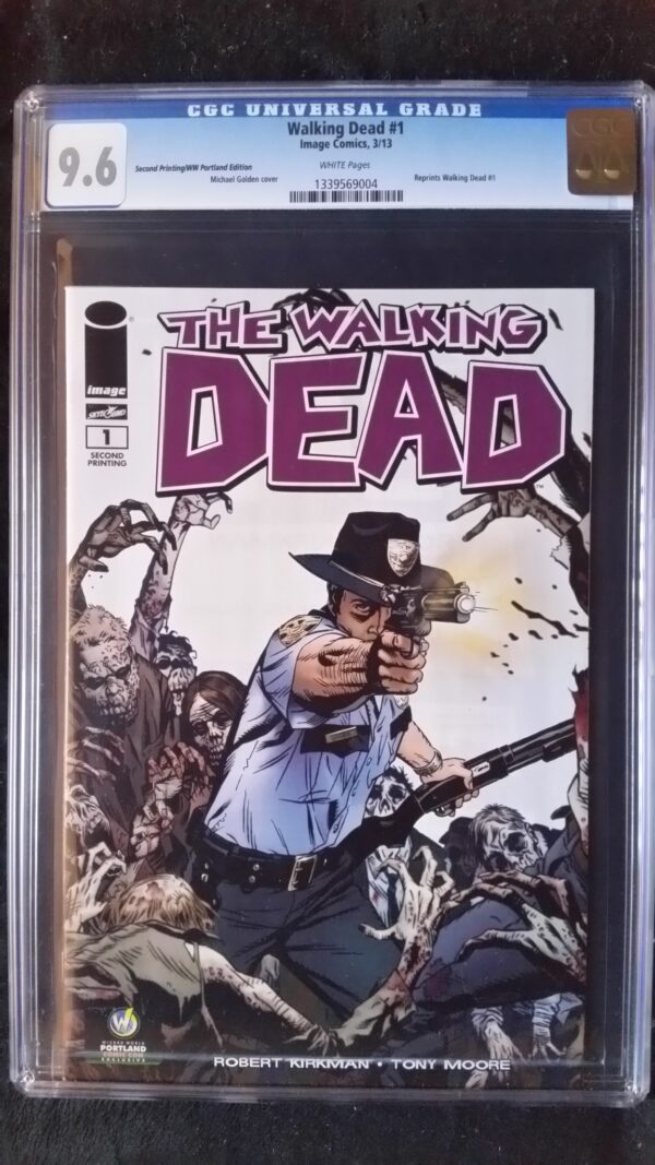 Walking Dead (2003 Image) #1 Wizard World Portland  2nd Print CGC 9.6